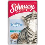 Schmusy Ragout s lososem v omáčce 22 x 100 g – Hledejceny.cz