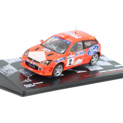 WRC DeAgostini Ford Focus 2 Rajd Polski 2001 Kulig / Baran Rallye automobily časopis s modelem 64 1:43 – Zboží Mobilmania