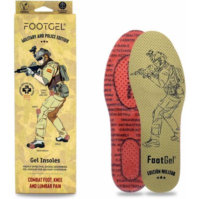 FOOTGEL gelové vložky do bot MILITARY – Hledejceny.cz