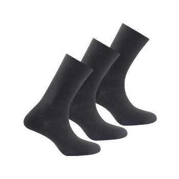 Devold DAILY MEDIUM set ponožek 3 páry černá