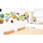 Dimex MP-2-0239 Panoramatická vliesová fototapeta na zeď Ovoce ve vodě rozměry 375 x 150 cm – Sleviste.cz