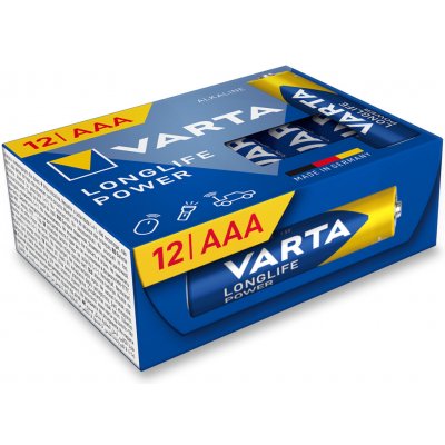 Varta Longlife AAA 12 ks 4903121132 – Zboží Mobilmania