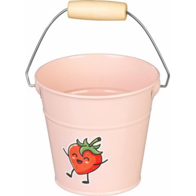 Kbelík Strend Pro Garden dětský 1L pozinkovaný růžový – Hledejceny.cz