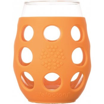 Lifefactory sklenice 500ml orange 2ks