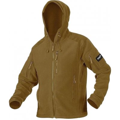 Mikina TEXAR Husky se zipem a kapucí coyote – Hledejceny.cz
