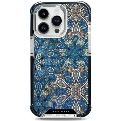 Mobiwear MagSafe Elite Bumper Apple iPhone 14 Pro Max - D015D Modré mandala květy