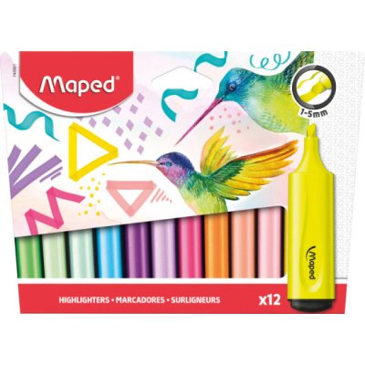 Maped Fluo Peps zvýrazňovač 12ks – Zboží Dáma