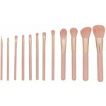 Mimo Makeup Brush Set Pink 12 ks sada štětců – Zboží Mobilmania
