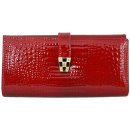 Cossroll Dámská kroko kožená peněženka v krabičce Cossroll A16-5242 červená
