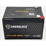 ENERBLOCK LiFePO4 12V 36A 12Ah HIGH RATE UPS KOLOBĚŽKY AUTÍČKA – Hledejceny.cz