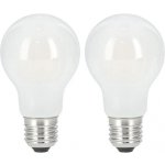 Xavax LED Filament žárovka , E27, 806 lm nahrazuje 60 W , teplá bílá, matná, 2 ks – Hledejceny.cz