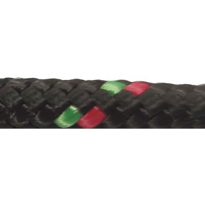 LANEX PPV 14mm lano pletené, s jádrem, 16pramenné, černé s oranžovo-zelenými kontrolkami – Zboží Mobilmania
