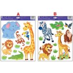 Anděl 10175 Samolepky na zeď ZOO 33 x 29 cm – Zboží Dáma