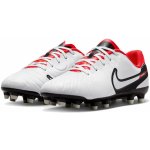 Nike Tiempo Legend 10 Academy FG/MG JR bílo-červené DV4348-100 – Zboží Dáma