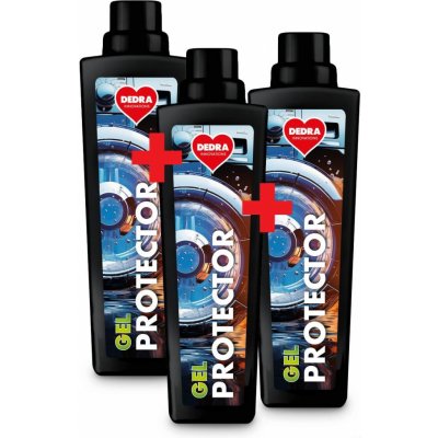 PROTECTOR GEL změkčovač vody pro ochranu pračky proti vodnímu kameni 3 x 750 ml – Zboží Dáma