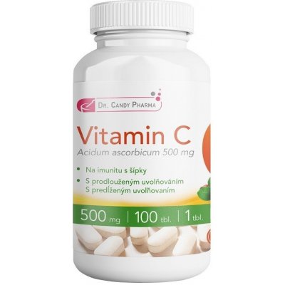 Dr. Candy Pharma Vitamin C Premium 500 mg 100 tablet – Hledejceny.cz