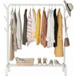 TZB Dvojitý stojan na oblečení LARY bílý – Sleviste.cz