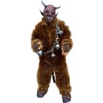 Huňatý kožich čert Krampus hnědý – Zbozi.Blesk.cz