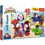 TREFL Spiderman: Spidey a jeho úžasní přátelé MAXI 24 dílků – Zboží Mobilmania