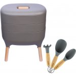 Plastia Vermikompostér 50,5 cm 38 cm šedý + Pěstební set – Hledejceny.cz