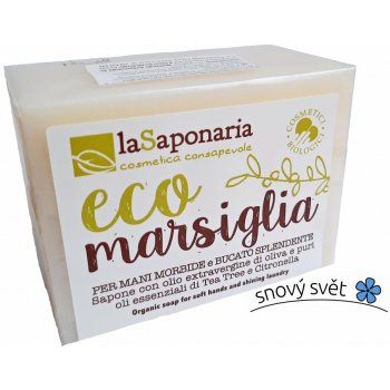 laSaponaria Marseillské mýdlo na ruční praní BIO 200 g