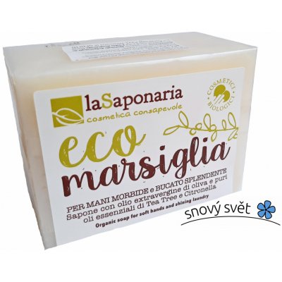 laSaponaria Marseillské mýdlo na ruční praní BIO 200 g – Zboží Mobilmania