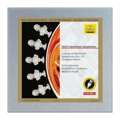 Ludwig van Beethoven - TACET's Beethoven Symphonies Symphonies Nos. 1-9 Complete Edition LTD | NUM LP – Hledejceny.cz