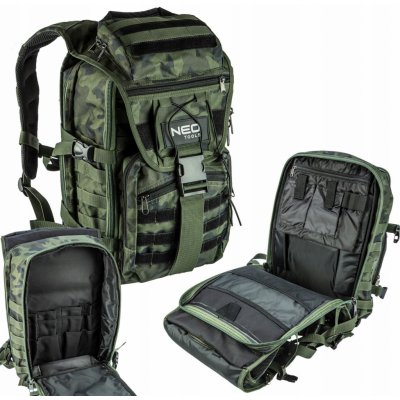 Neo Vojenský batoh Tools 84-321 20-40 l odstíny zelené