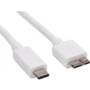 Sandberg 136-07 USB-C do micro-USB B 3.0, 1 m, bílý
