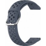 BStrap Silicone Dots řemínek na Huawei Watch GT/GT2 46mm, dark gray SSG013C1303