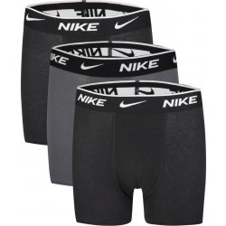 Nike Cotton Boxer Brief 3 Pack Boys Black/Grey