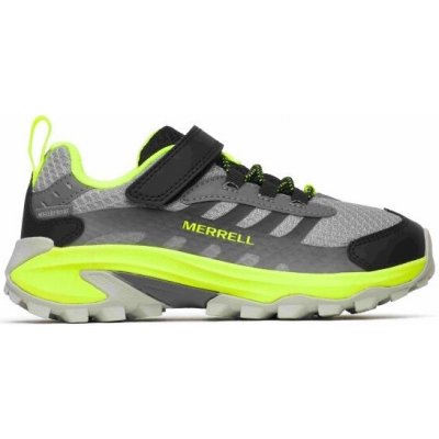 Merrell Moab Speed 2 Low A/C Wtrpf dětské turistické boty, šedá – Zboží Dáma