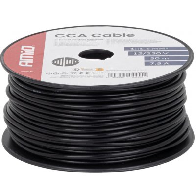 Amio Vodič reproduktoru jednožilový CCA 1x1.5mm2 04455, 50m – Hledejceny.cz