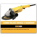 DEW DEWALT DWE494-QS úhlová bruska 230 mm 2200 W 5,2 kg Černá, Žlutá