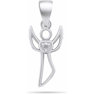 Brilio Silver stříbrný přívěsek Andělíček PT122W – Hledejceny.cz