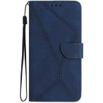 Pouzdro Embossing Pattern Stitchy case Sony Xperia 10 V modré – Zbozi.Blesk.cz