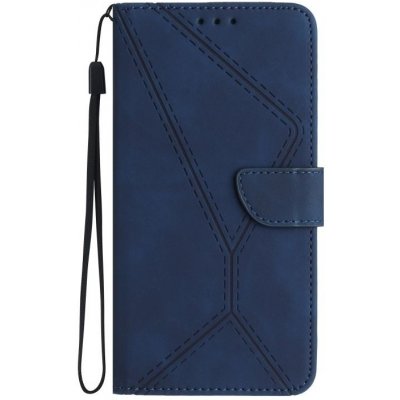 Pouzdro Embossing Pattern Stitchy case Sony Xperia 10 V modré – Zbozi.Blesk.cz