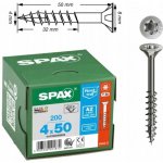 SPAX záp. hlava 4.0x 50 část. závit TX20, certifikovaný, nerez A2 (200 ks) – Hledejceny.cz