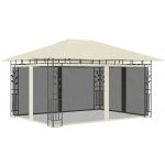 vidaXL Pavilon s moskytiérou 4x3x2,73 m béžový – Hledejceny.cz