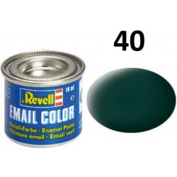 Revell emailová 32140: matná černozelená black-green mat