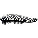 Detangler Professional kartáč na vlasy s rukojetí bílá zebra – Zboží Mobilmania