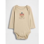GAP Baby body s potiskem Béžová – Hledejceny.cz