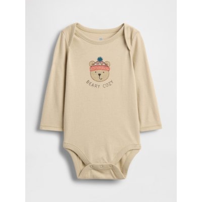 GAP Baby body s potiskem Béžová – Hledejceny.cz