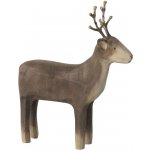 Maileg Dřevěná dekorace Reindeer Small hnědá barva dřevo kov – Hledejceny.cz