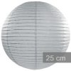 Lampion Lampion kulatý 25cm šedý