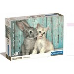 Clementoni Kočka a králík 35004 500 dílků – Zboží Dáma