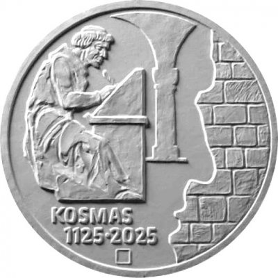 Česká mincovna Stříbrná mince 200 Kč Kronikář Kosmas 2025 Standard 13 g – Zboží Dáma