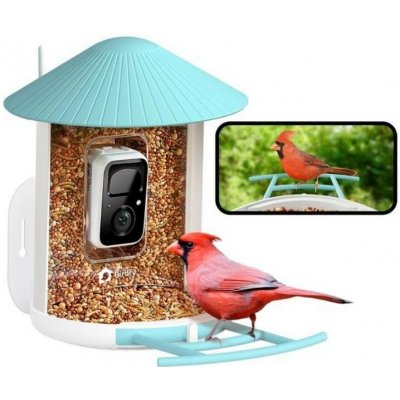 Birdfy Smart krmítko pro venkovní ptactvo s kamerou 22 x 22,5 x 27 cm – Zbozi.Blesk.cz