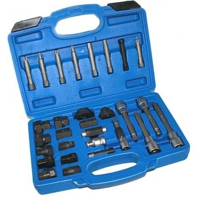 Hlavice - klíče na volnoběžky alternátorů, sada 30 ks - SATRA | Zboží Auto