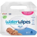 Water Wipes 99,9 % vody vlhčené ubrousky 4 x 60 ks – Zbozi.Blesk.cz